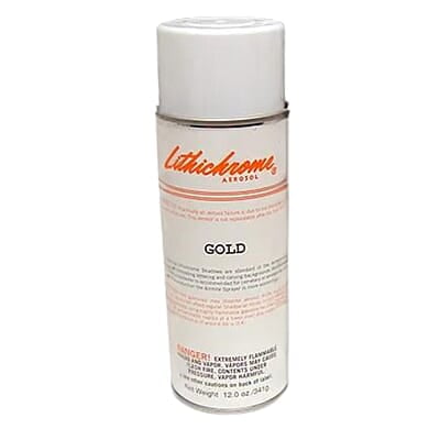Lithichrome Aerosol Stone Paint - Gold, 12 oz Lithichrome Aerosol Stone Paint - Gold, 12 oz