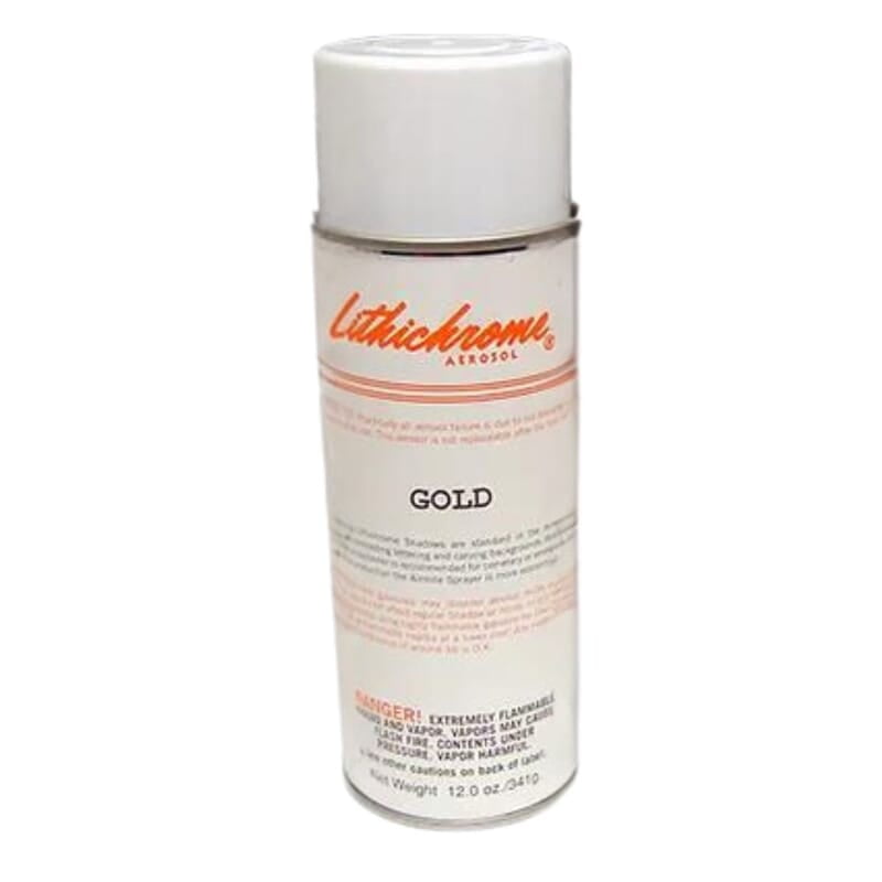 Lithichrome Aerosol Stone Paint - Gold, 12 oz Lithichrome Aerosol Stone Paint - Gold, 12 oz