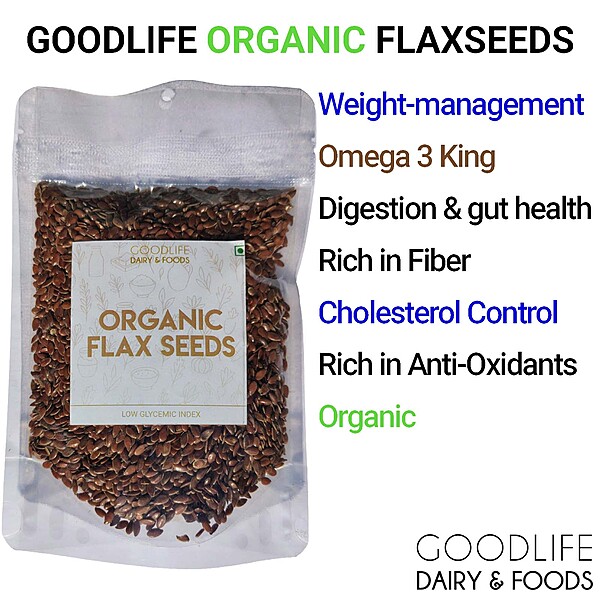 Goodlife - Organic Flax Seeds (100 gms)