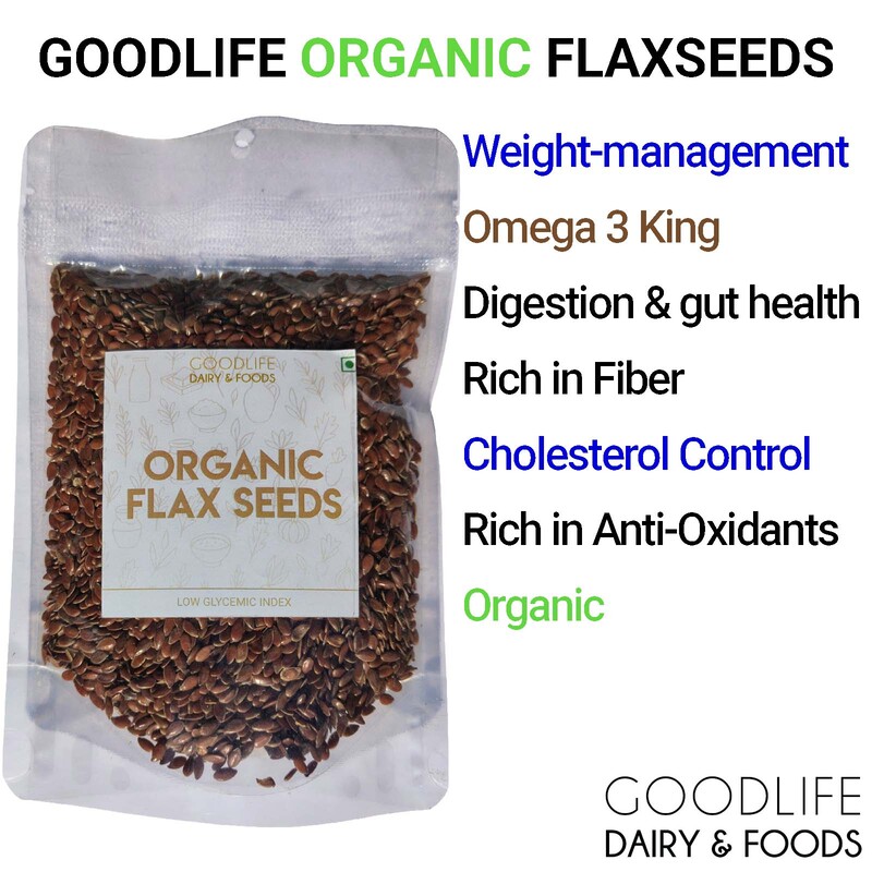Goodlife - Organic Flax Seeds (100 gms)