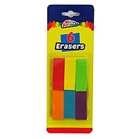 Grafix 6-Pack Erasers Grafix 6-Pack Erasers