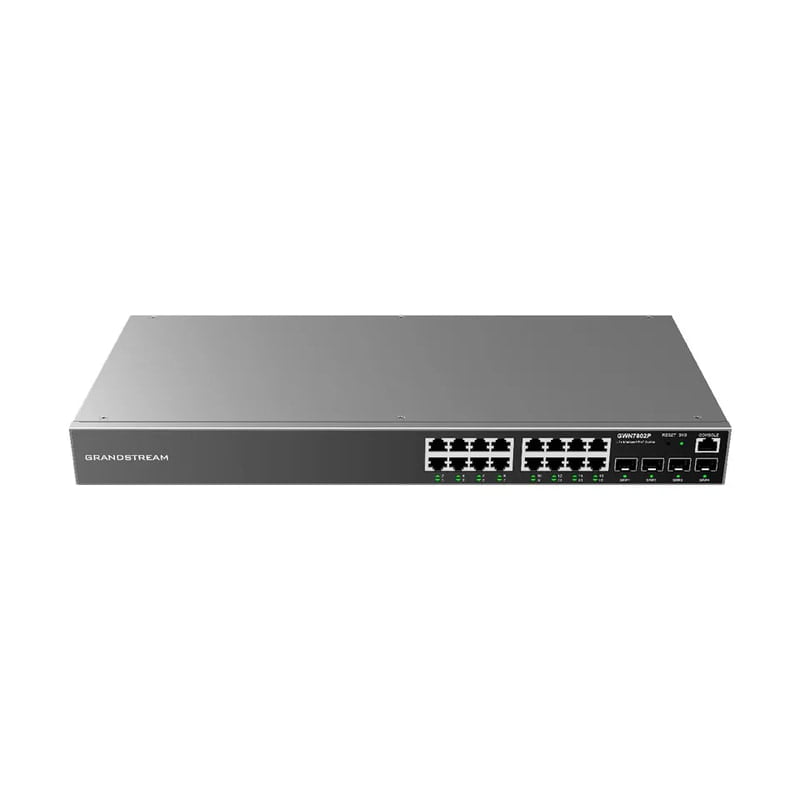 Grandstream Layer 2+ Managed Network Switch 16-Ports GWN7802P Grandstream Layer 2+ Managed Network Switch 16-Ports GWN7802P