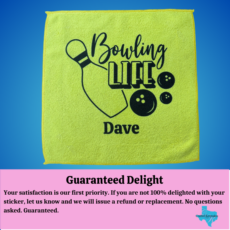 Personalized Bowling Towel Set – Fundraiser for Tyler Rose Special Olympics