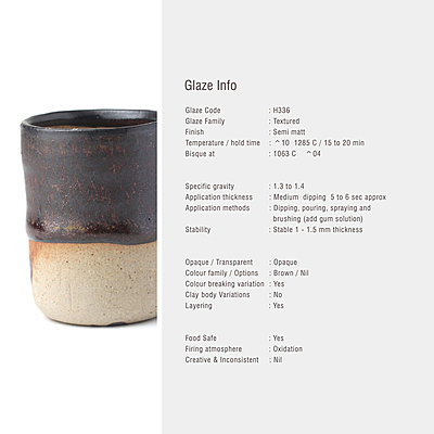 Sara High Fire Textured H336