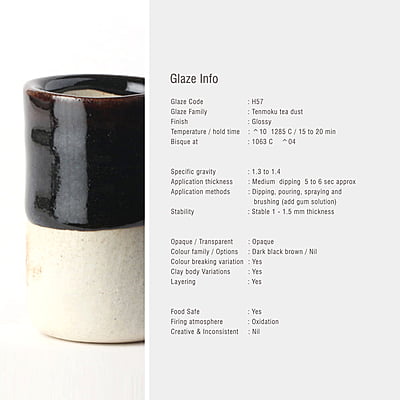Sara High Fire Tenmoku Tea Dust H57 Sara High Fire Tenmoku Tea Dust H57