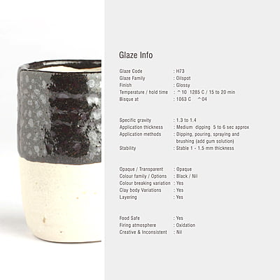 Sara High Fire Oil Spot H73