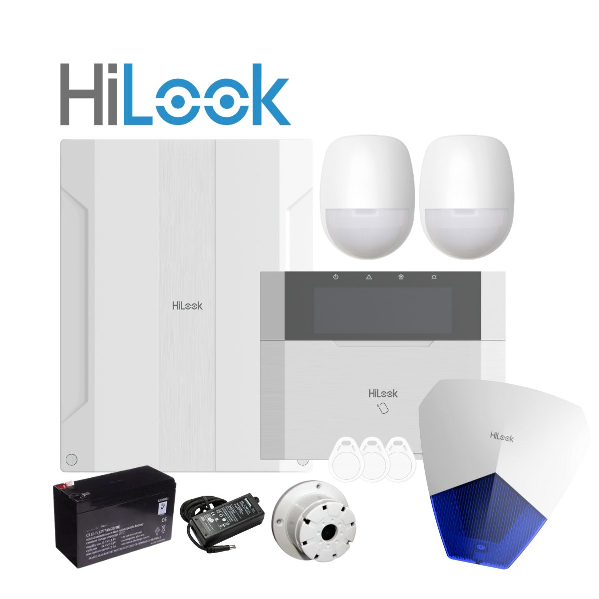 HiLook Hybrid Wired Alarm Builders Kit