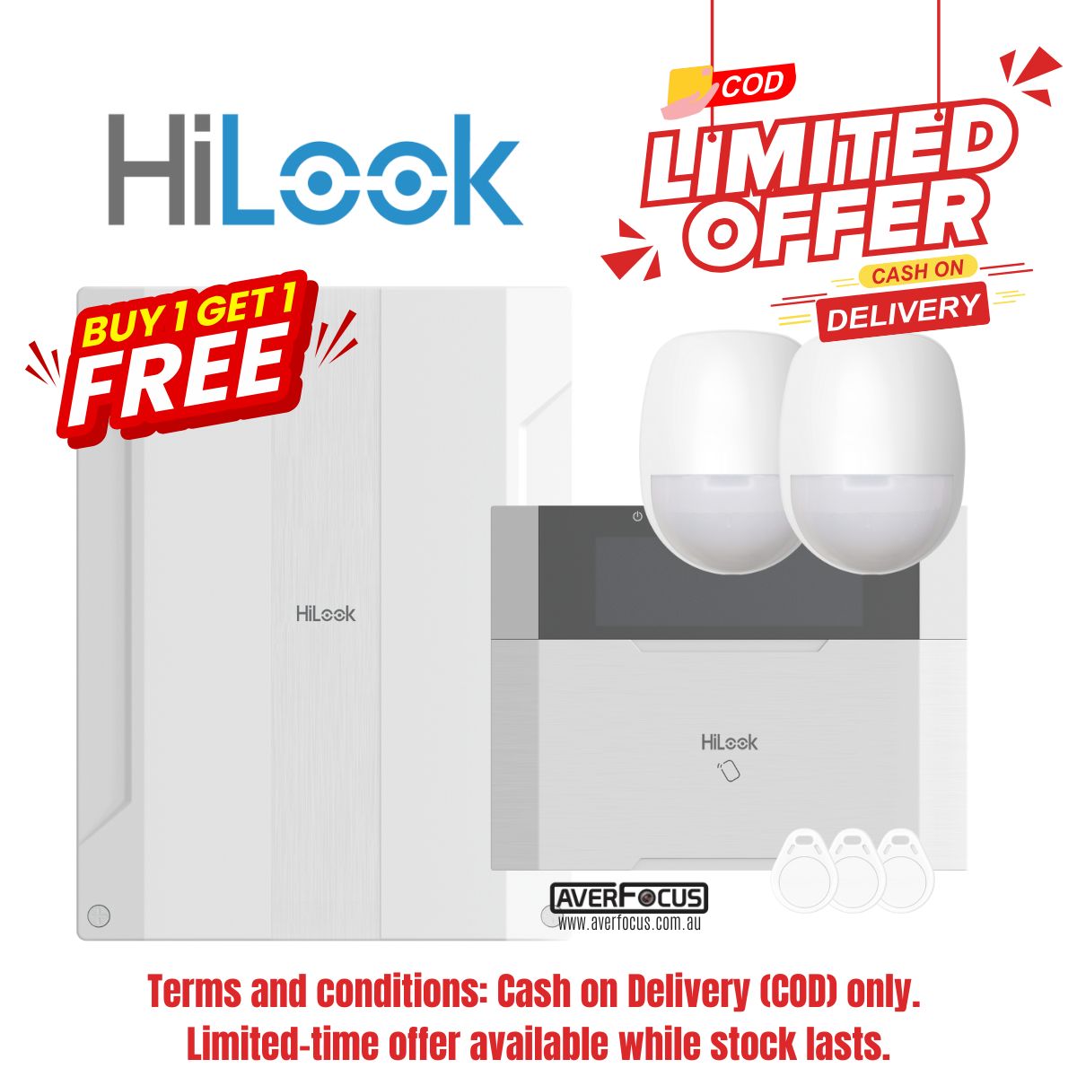 [COD only]HiLook Hybrid Wired Alarm Kit