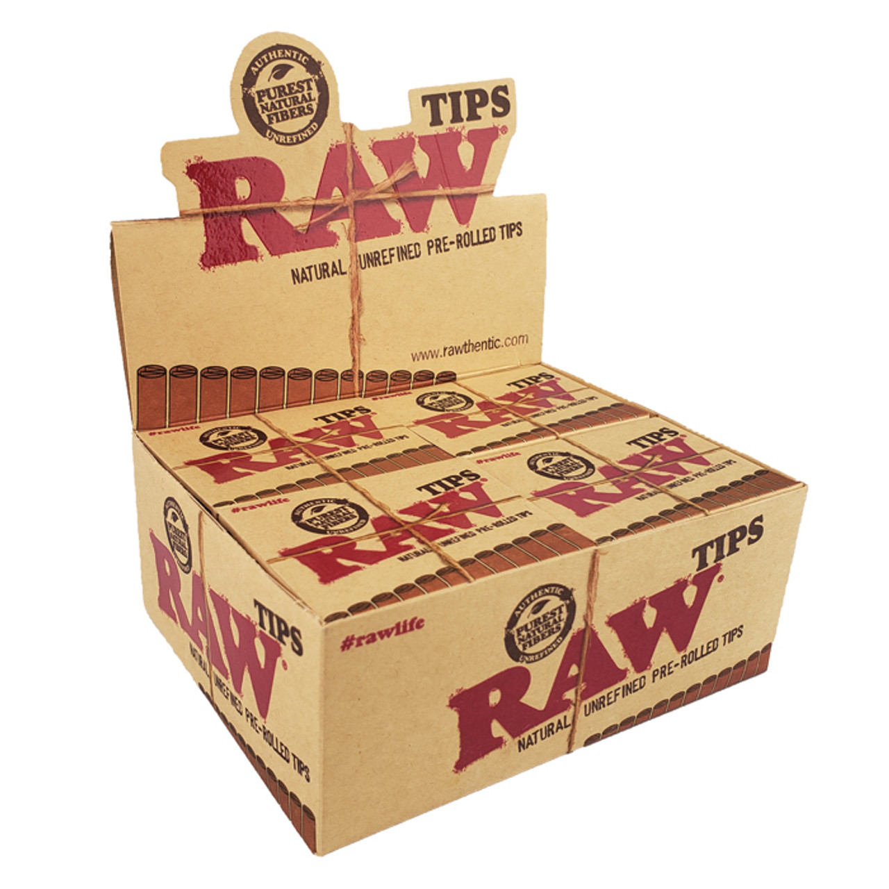 RAW® - Pre-Rolled Tips 21ct - Box of 20