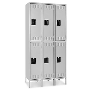 Lockers Industriales - Dos Puertas de Alto, 3 de Ancho, sin Ensamblar, Ancho de 36", Profundidad de 18", Grises Lockers Industriales - Dos Puertas de Alto, 3 de Ancho, sin Ensamblar, Ancho de 36", Profundidad de 18", Grises
