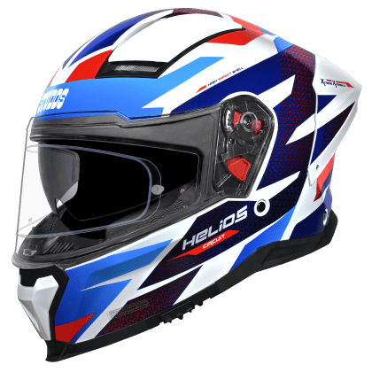 STUDDS HELIOS D2 CIRCUIT WHITE N1 BLUE C/V (XL)