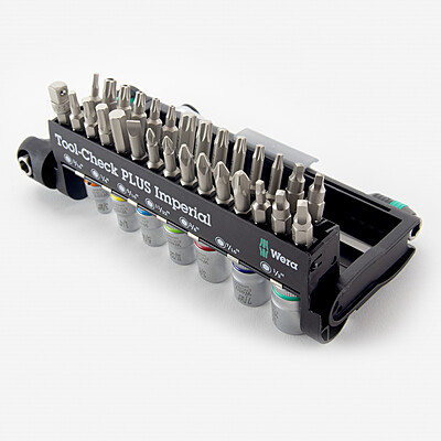HF-WER-05056491001,Tool-Check-PLUS-Bits-Set,-Imperial