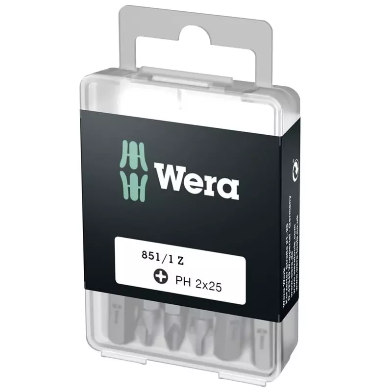 HF-WER-05072401005,Screw-Bits,-851/1-Z-PH-2-x-25-(Set-of-25-Pcs)