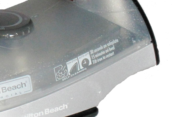 Plancha de Vapor Hotelera Hamilton Beach Negra Plancha de Vapor Hotelera Hamilton Beach Negra