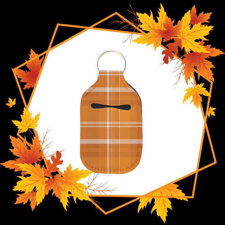 Autumn Hand Sanitizer Keychains