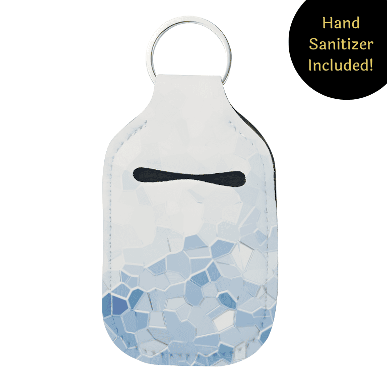 Geometric Hand Sanitizer Keychain