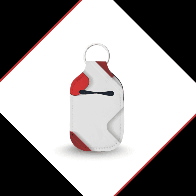 Geometric Hand Sanitizer Keychain