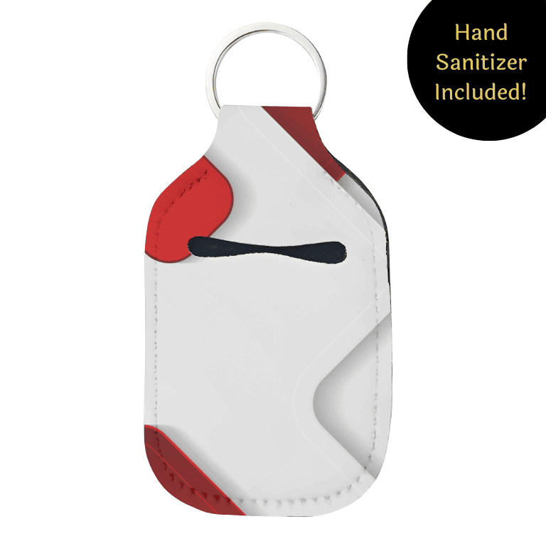Geometric Hand Sanitizer Keychain