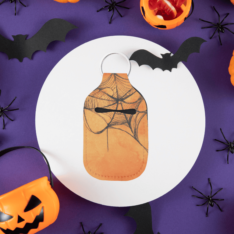 Halloween Hand Sanitizer Keychains