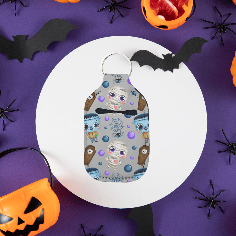 Halloween Hand Sanitizer Keychains