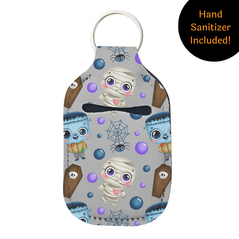 Halloween Hand Sanitizer Keychains