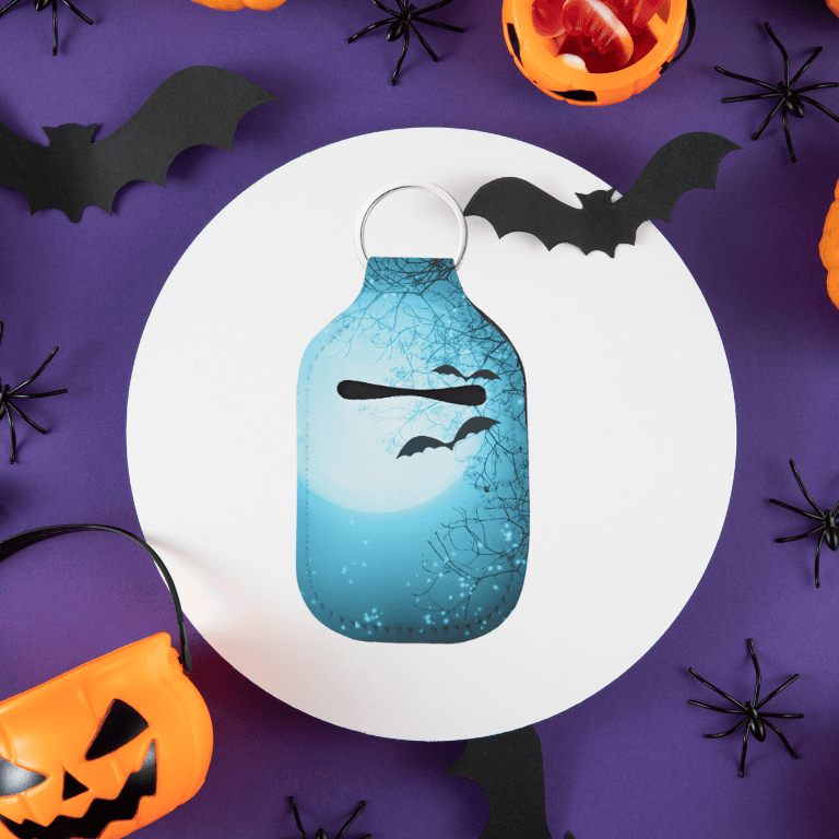 Halloween Hand Sanitizer Keychains