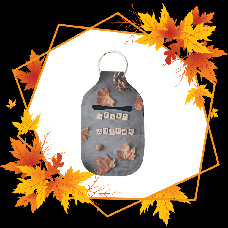 Autumn Hand Sanitizer Keychains