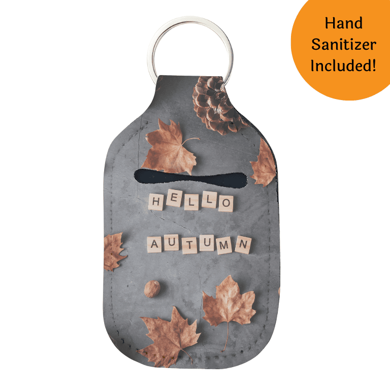 Autumn Hand Sanitizer Keychains