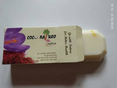 Coconaturo handmade herbal saffron soap