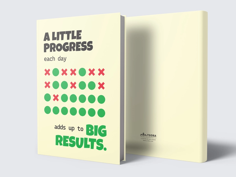 A Little Progress | Premium Motivational Notebook