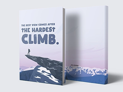 The Hardest Climb | Premium Motivational Notebook The Hardest Climb | Premium Motivational Notebook