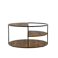 Diego Floor Shelf Coffee Table with Storage with Metal Diego Floor Shelf Coffee Table with Storage with Metal