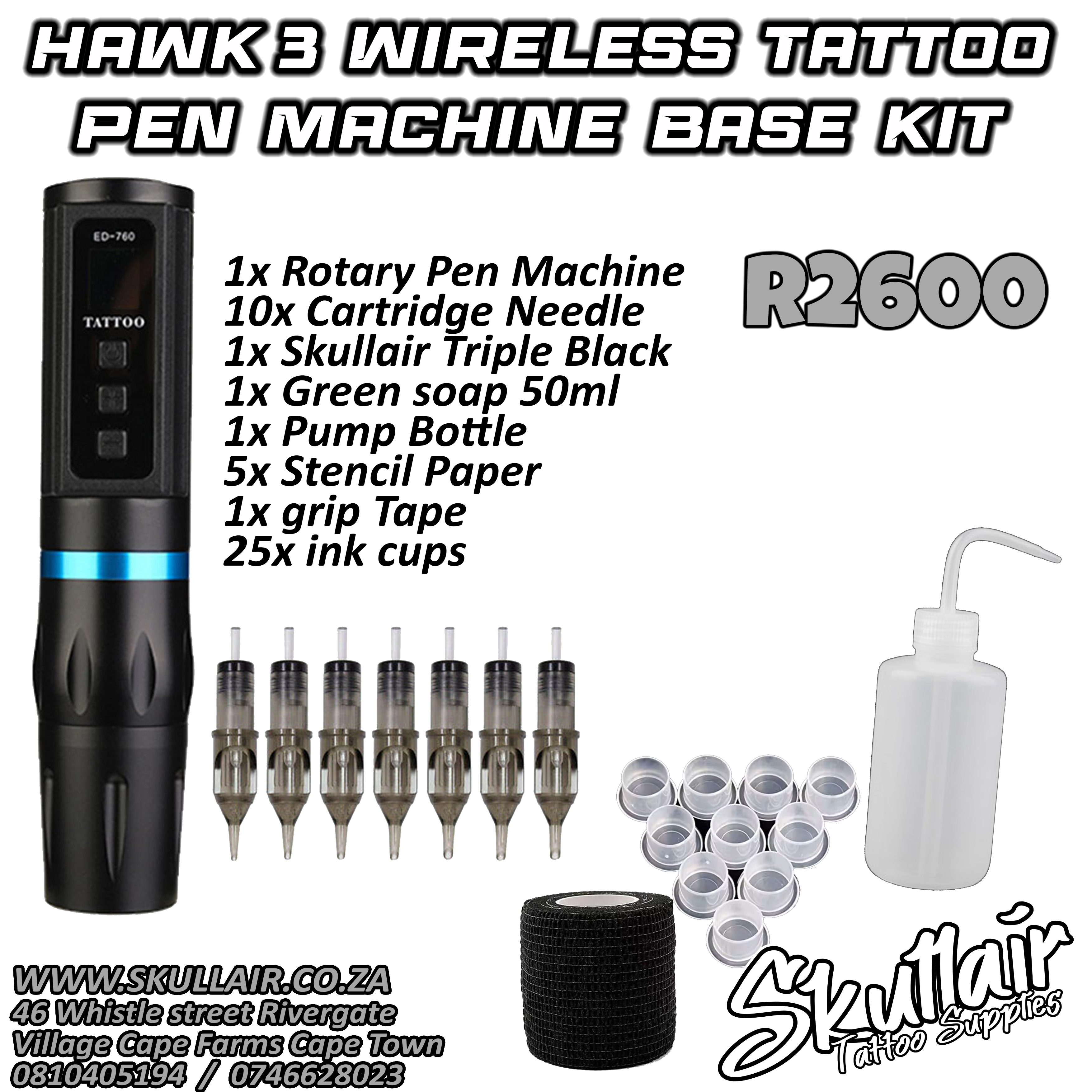 Rotary Hawk 3 Wireless Pen Base Kit