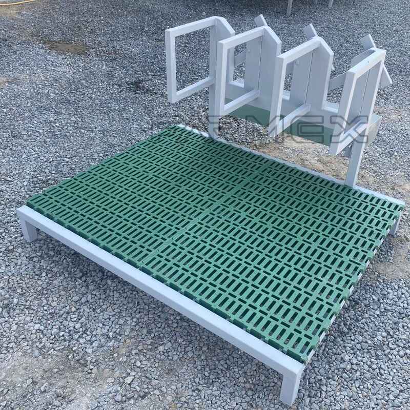 Headlock for Goat Sheep 3U with Base-Painted Metal Steel