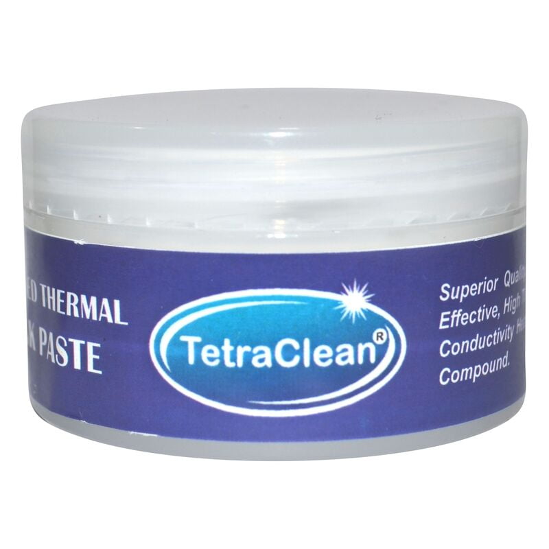 Tetraclean Heat Sink Paste | Thermal Paste | Heat Sink Grease | White Thermal Paste High Temperature Compound | Used for PC, CPU, GPU, Chipset, and for Ovens Cooling Tetraclean Heat Sink Paste | Thermal Paste | Heat Sink Grease | White Thermal Paste High Temperature Compound | Used for PC, CPU, GPU, Chipset, and for Ovens Cooling