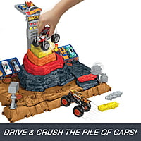Hot Wheels Monster Trucks Arena Smashers Bone Shaker Ultimate Crush Yard Playset Hot Wheels Monster Trucks Arena Smashers Bone Shaker Ultimate Crush Yard Playset