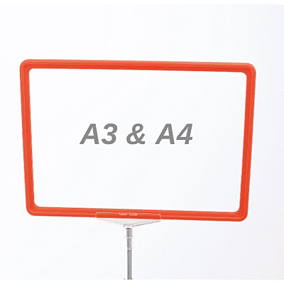 A3 FRAME RED OR BLACK COLOR(FULL SET with TELESCOPHIC stand