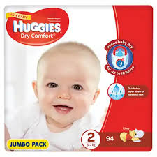 Huggies Dry Comfort Jumbo Pack New Born 3 (6- 9kg) 94's Huggies Dry Comfort Jumbo Pack New Born 3 (6- 9kg) 94's