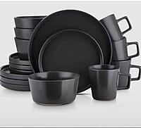 16 PIECES DINNER SET - BLACK 16 PIECES DINNER SET - BLACK