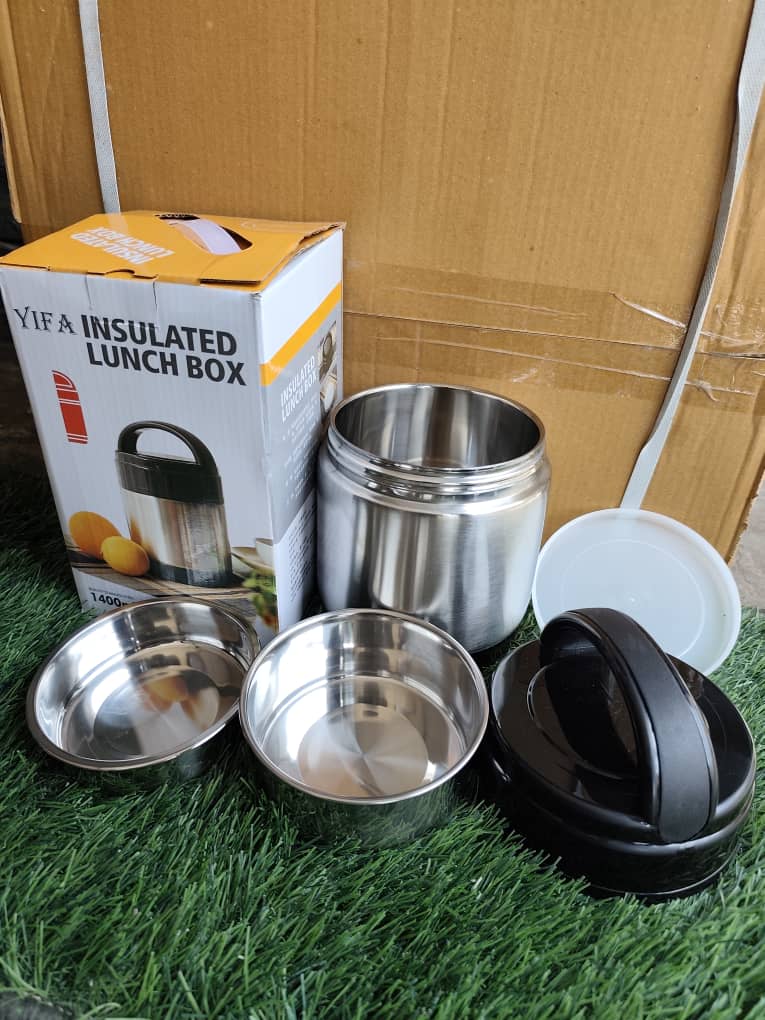 1000ML INSULATED LUNCH BOX FOOD FLASK 1000ML INSULATED LUNCH BOX FOOD FLASK