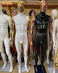 Chrome FRP Plastic Full Body Male Mannequin Chrome FRP Plastic Full Body Male Mannequin