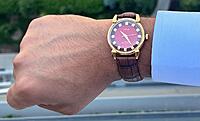 Vintage Oris - Rare Red Dial -  Swiss Made - 17 Jewels