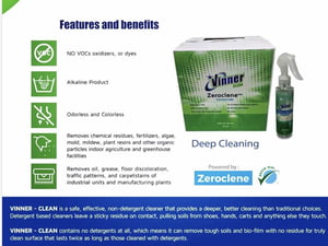 2 LTR VINNER CLEAN - ZEROCLENE TECHNOLOGY - USA