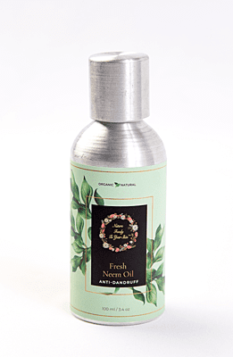 Fresh Neem Hair oil for Dandruff Free Hair - 100 ml Fresh Neem Hair oil for Dandruff Free Hair - 100 ml