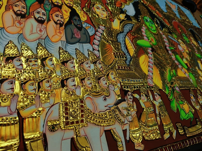 Ramar Pattabishegam - Chola Impressions Masterpiece Painting