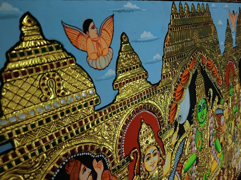 Ramar Pattabishegam - Chola Impressions Masterpiece Painting