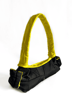 Colour Block Patchwork Satin Bag