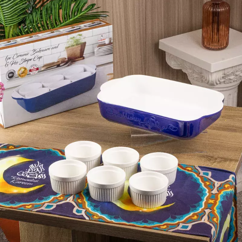 جاط فرن حراري فاخر  مع 6 زبادي