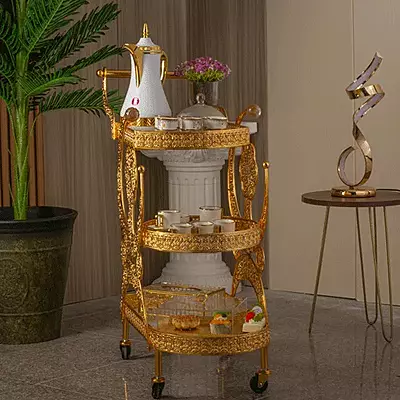 Gold and white Trolly Gold and white Trolly