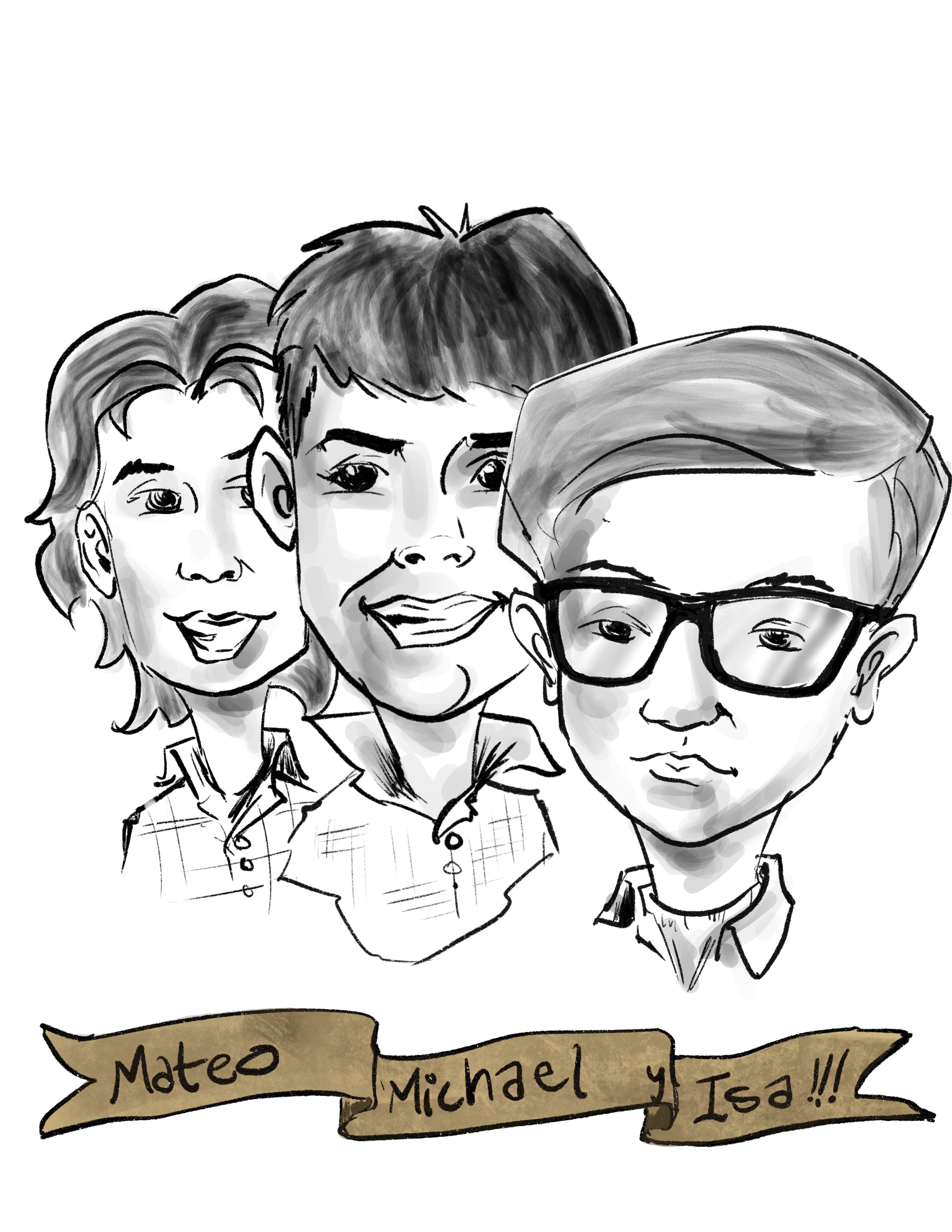 Commissioned Caricatures